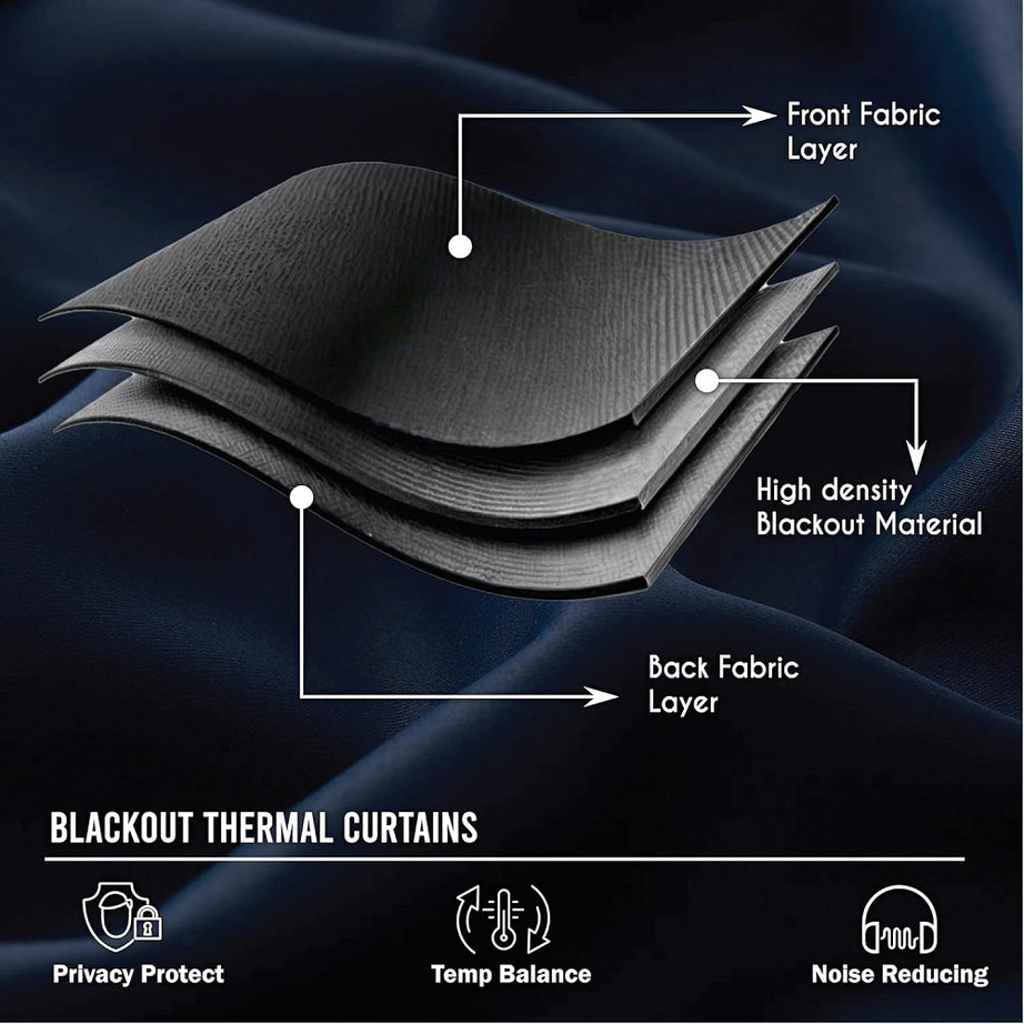  UV-protective blackout curtains