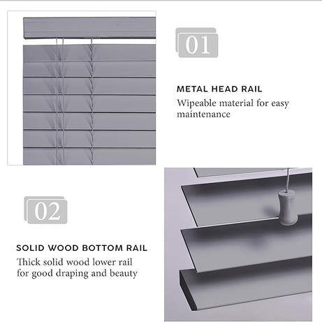 Slats Faux wood blinds 