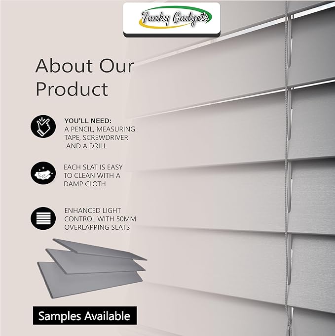 Faux wood string blinds 
