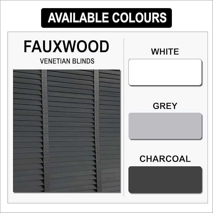 Available colors Faux wood 