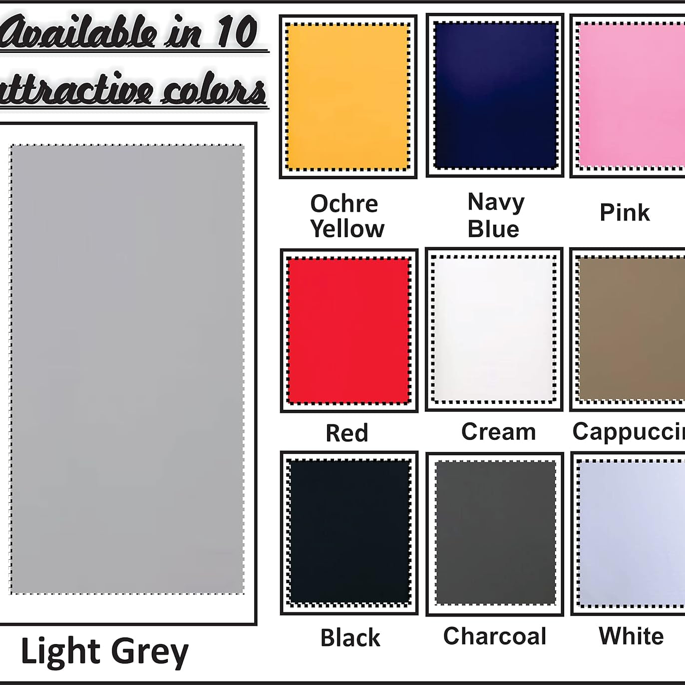 Funky Gadgets Roller Blinds Thermal Blackout Roller Blind, Easy Fit Child Safe Trimmable UV Protection Home Office Window Blinds, Grey Blind