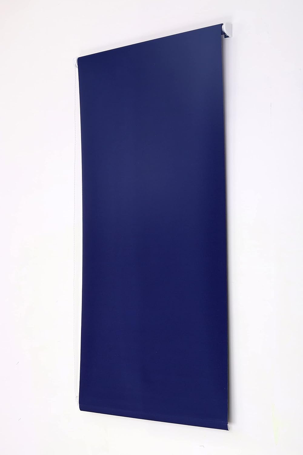 Funky Gadgets Roller Blinds Thermal Blackout Roller Blind, Easy Fit Child Safe Trimmable UV Protection Home Office Window Blinds, Navy Blind