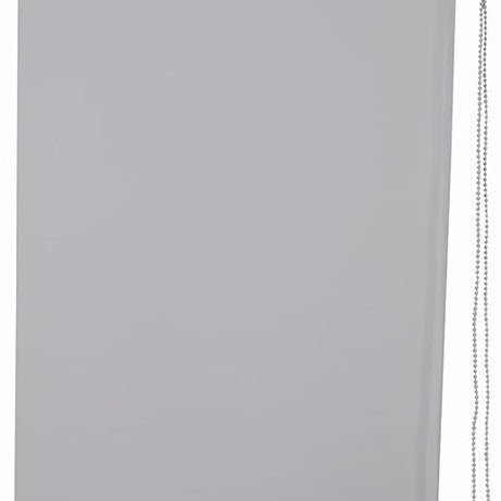 Funky Gadgets Roller Blinds Thermal Blackout Roller Blind, Easy Fit Child Safe Trimmable UV Protection Home Office Window Blinds, Grey Blind