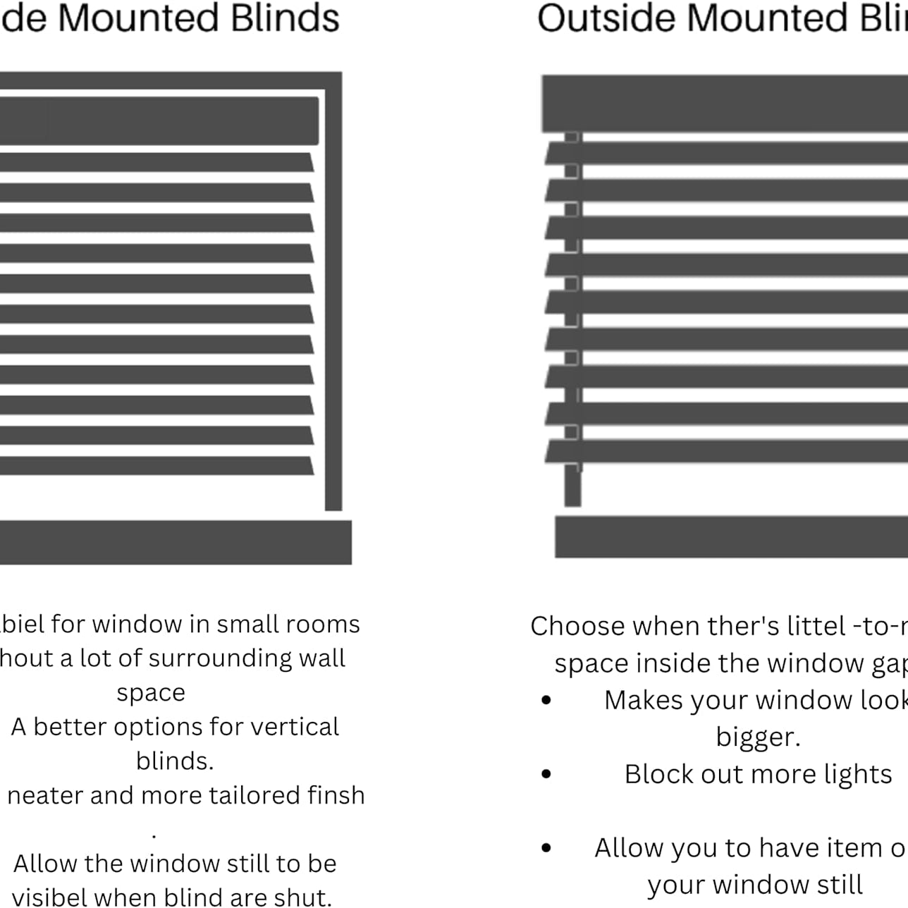 PVC Venetian Blind- Blinds Window 25mm Thin Slats Kitchen Windows Blinds Treatments Easy Fit Curtains Trimmable Fittings Home Office - Grey