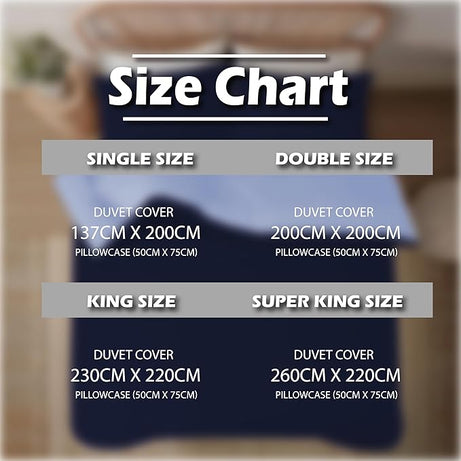 funky gadgets Duvet Cover Set – Soft Brushed Microfiber Plain Dyed Duvet Cover Sets with Pillow Case- Reversible Bedding Quilt Cover Set (Navy & Blue, Double)