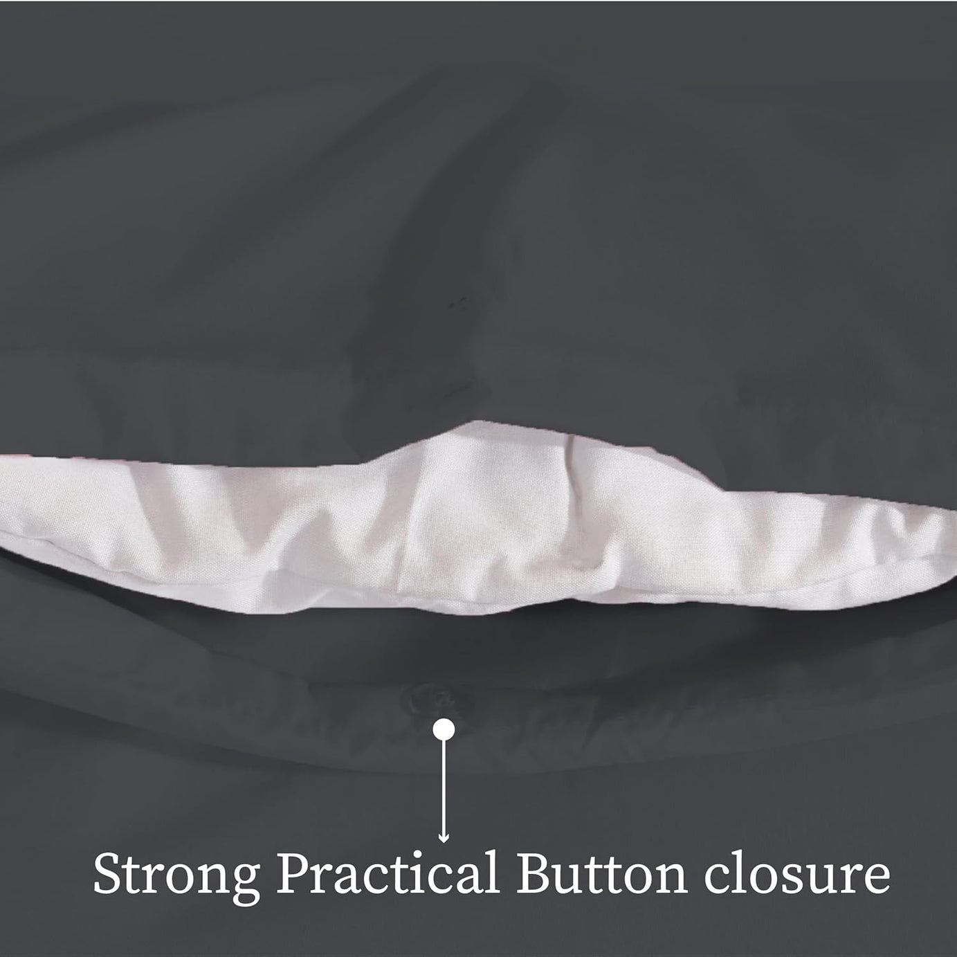 Duvet Cover Set – Soft Brushed Microfiber Plain Dyed Duvet Cover Sets with Pillow Case- Bedding Quilt Cover Set Charcoal