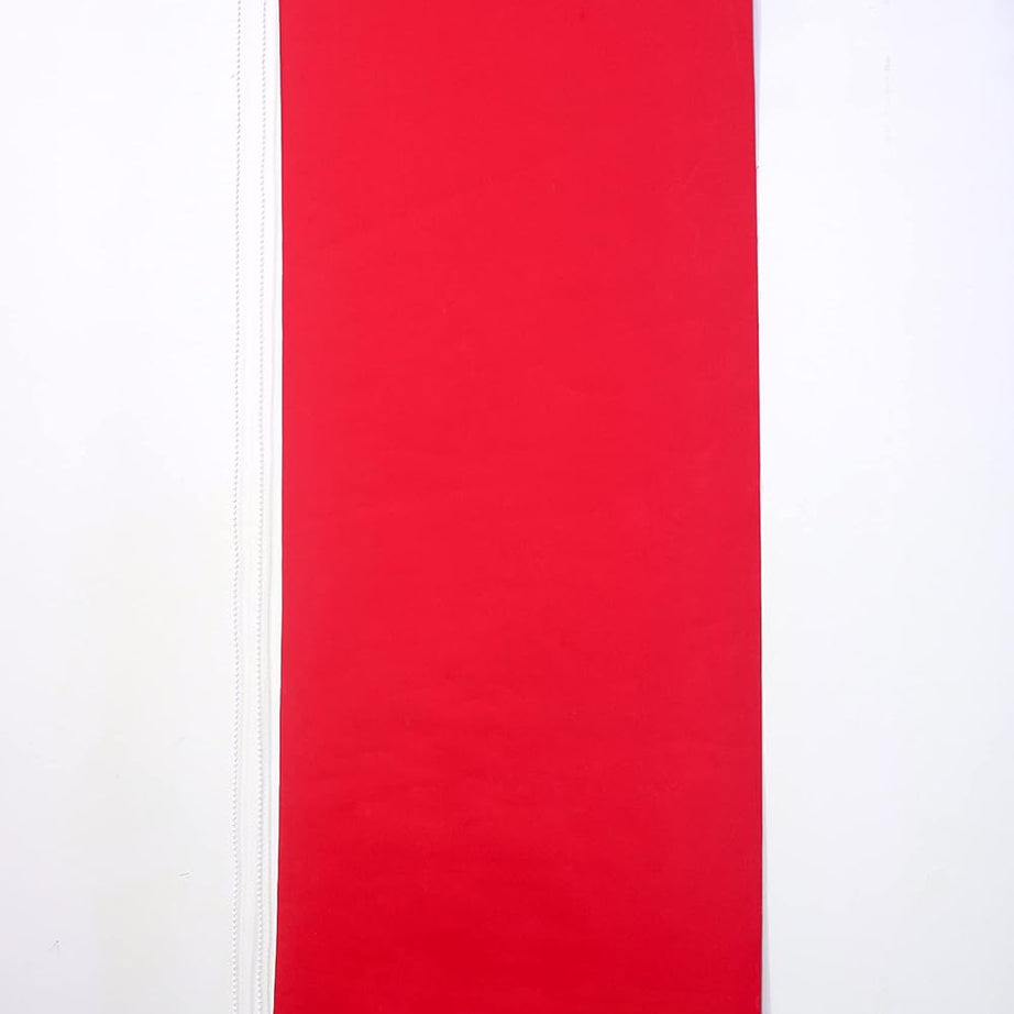 Funky Gadgets Roller Blinds Thermal Blackout Roller Blind, Easy Fit Child Safe Trimmable UV Protection Home Office, Kitchen Window Blinds, Red Blind