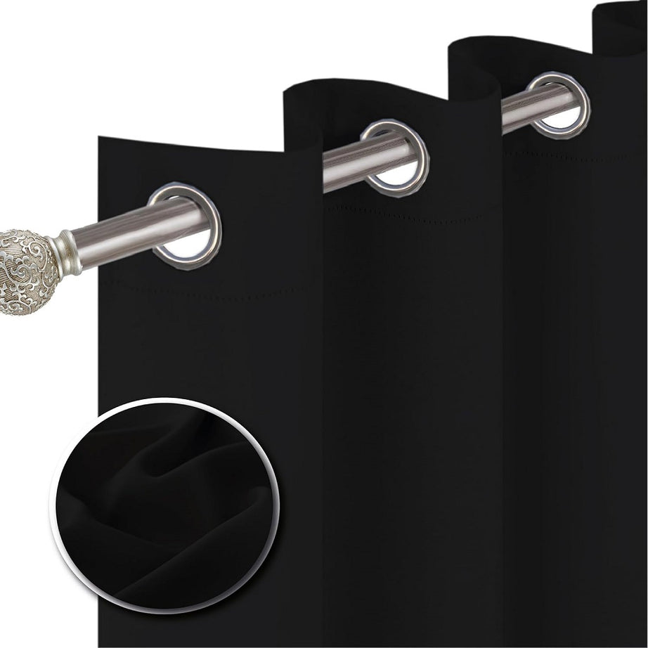 Soundproof blackout curtains