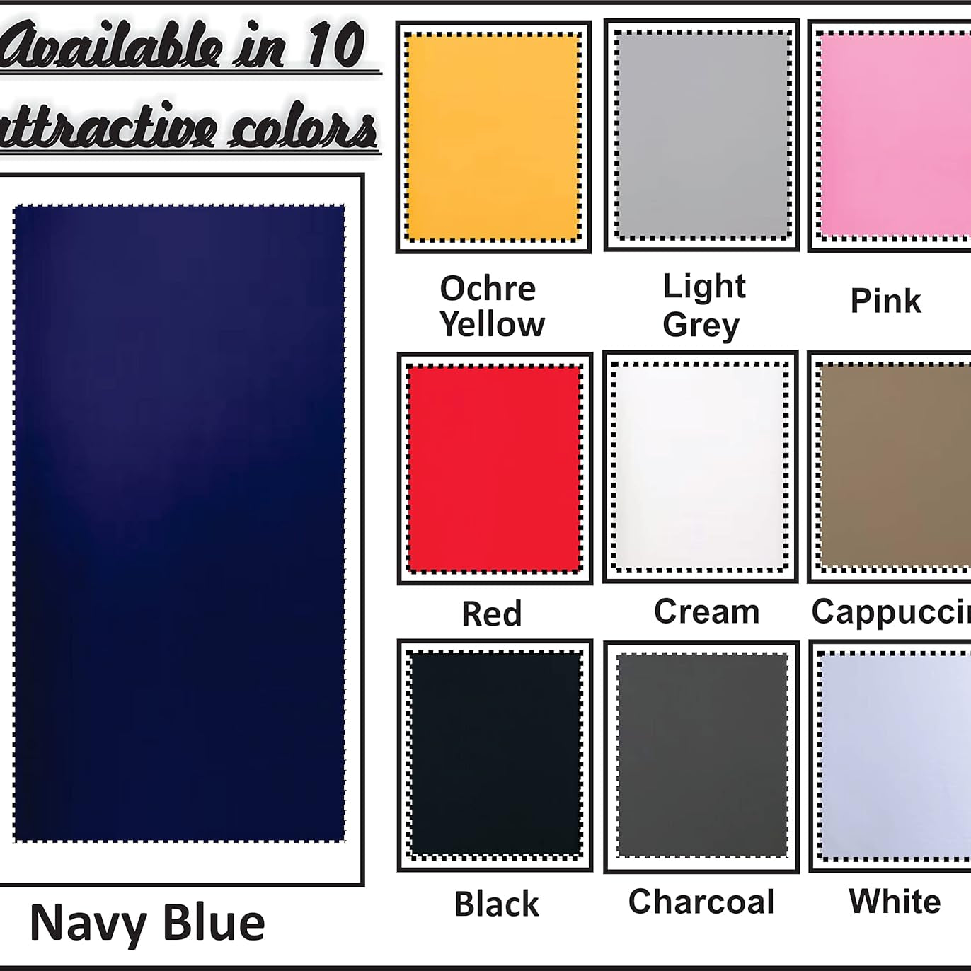 Funky Gadgets Roller Blinds Thermal Blackout Roller Blind, Easy Fit Child Safe Trimmable UV Protection Home Office Window Blinds, Navy Blind