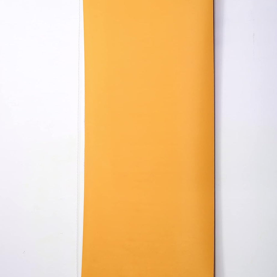 Funky Gadgets Roller Blinds Thermal Blackout Roller Blind, Easy Fit Child Safe Trimmable UV Protection Home Office Window Blinds, Ochre/Yellow Blind